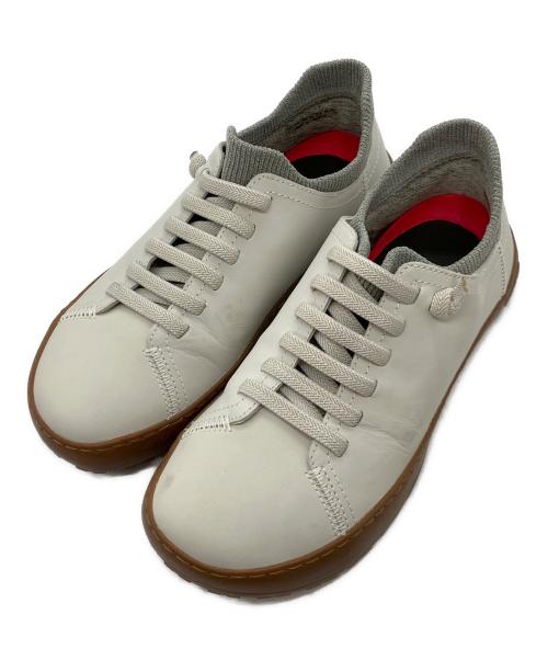 CAMPER（カンペール）CAMPER (カンペール) Peu Serra レザースニーカー グレー サイズ:37の古着・服飾アイテム