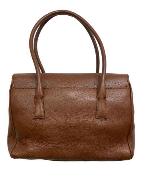 Salvatore Ferragamo（サルヴァトーレ フェラガモ）Salvatore Ferragamo (サルヴァトーレ フェラガモ) ガンチーニバックルハンドバッグ ブラウンの古着・服飾アイテム