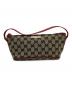 GUCCI（グッチ）の古着「アクセサリーポーチ」｜ベージュ×レッド