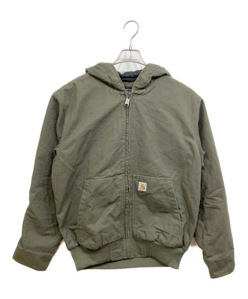 CarHartt（カーハート）CarHartt (カーハート) Loose Fit Washed Duck Insulated Active Jacket カーキ サイズ:Mの古着・服飾アイテム