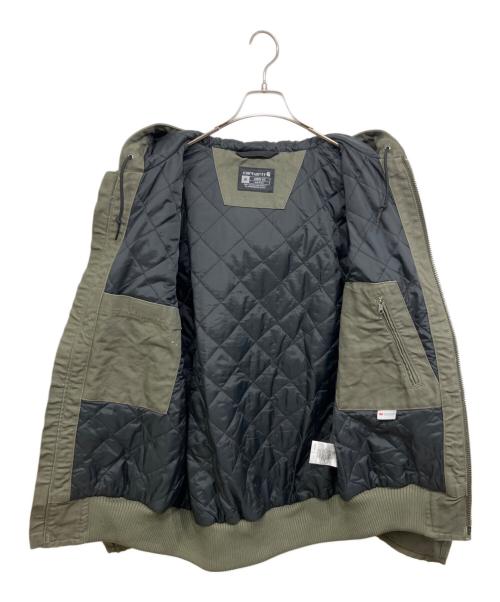 CarHartt（カーハート）CarHartt (カーハート) Loose Fit Washed Duck Insulated Active Jacket カーキ サイズ:Mの古着・服飾アイテム