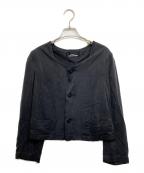 tricot COMME des GARCONSトリココムデギャルソン）の古着「ノーカラージャケット」｜ブラック