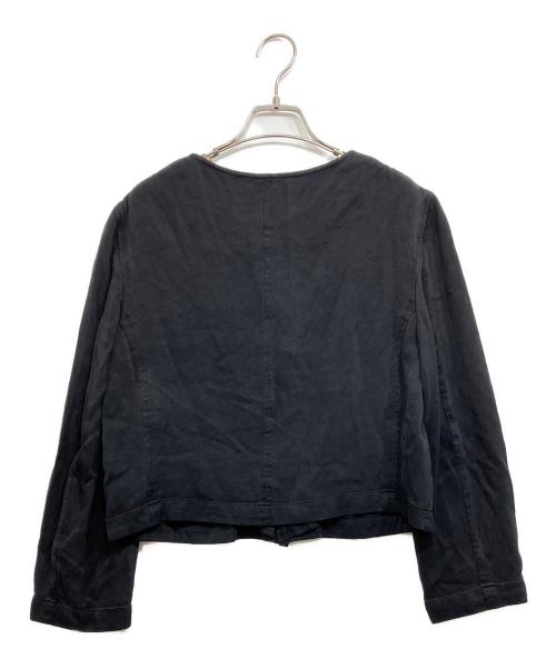 tricot COMME des GARCONS（トリココムデギャルソン）tricot COMME des GARCONS (トリココムデギャルソン) ノーカラージャケット ブラック サイズ:表記なしの古着・服飾アイテム