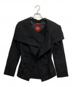 Vivienne Westwood RED LABELヴィヴィアンウエストウッドレッドレーベル）の古着「変形 ジップジャケット」｜ブラック