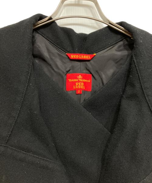 Vivienne Westwood RED LABEL（ヴィヴィアンウエストウッドレッドレーベル）Vivienne Westwood RED LABEL (ヴィヴィアンウエストウッドレッドレーベル) 変形 ジップジャケット ブラック サイズ:2の古着・服飾アイテム