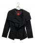 Vivienne Westwood RED LABEL（ヴィヴィアンウエストウッドレッドレーベル）の古着「変形 ジップジャケット」｜ブラック