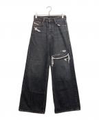 DIESELディーゼル）の古着「1996 D-SIRE デニムパンツ」｜ブラック