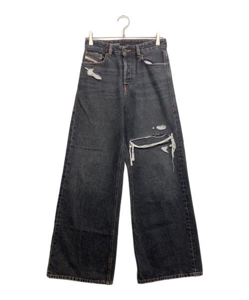 DIESEL（ディーゼル）DIESEL (ディーゼル) 1996 D-SIRE デニムパンツ ブラック サイズ:23 L30の古着・服飾アイテム