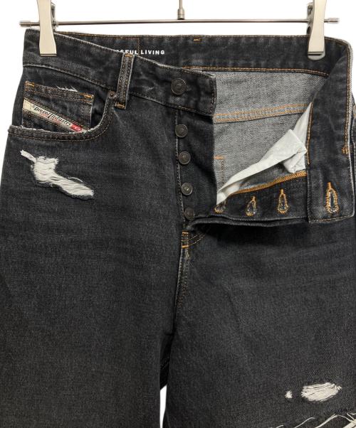 DIESEL（ディーゼル）DIESEL (ディーゼル) 1996 D-SIRE デニムパンツ ブラック サイズ:23 L30の古着・服飾アイテム