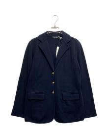 LAUREN RALPH LAUREN（ローレン ラルフ ローレン）の古着「コームドコットンブレザー」｜ネイビー