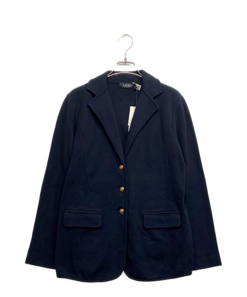LAUREN RALPH LAUREN（ローレン ラルフ ローレン）LAUREN RALPH LAUREN (ローレン ラルフ ローレン) コームドコットンブレザー ネイビー サイズ:Lの古着・服飾アイテム