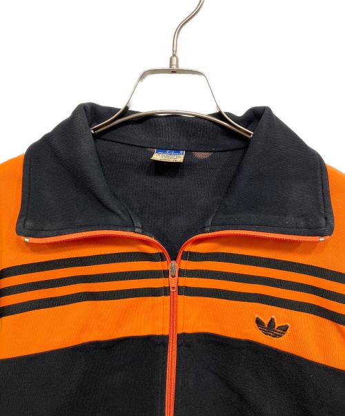 adidas（アディダス）adidas (アディダス) トラックジャケット ブラック×オレンジ サイズ:4の古着・服飾アイテム