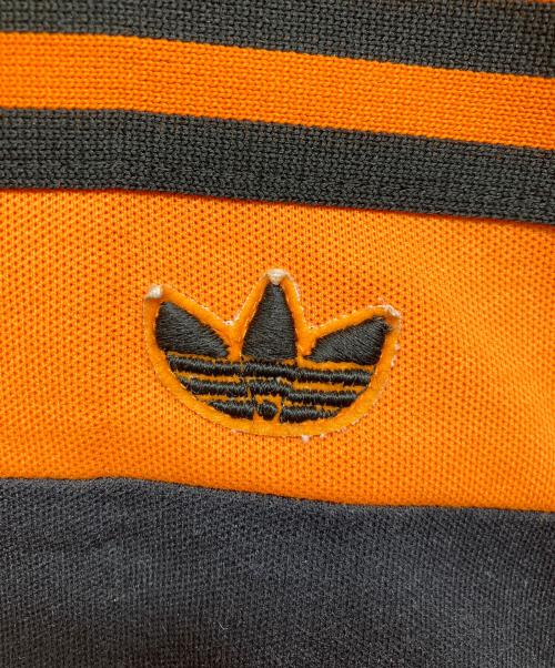 adidas（アディダス）adidas (アディダス) トラックジャケット ブラック×オレンジ サイズ:4の古着・服飾アイテム