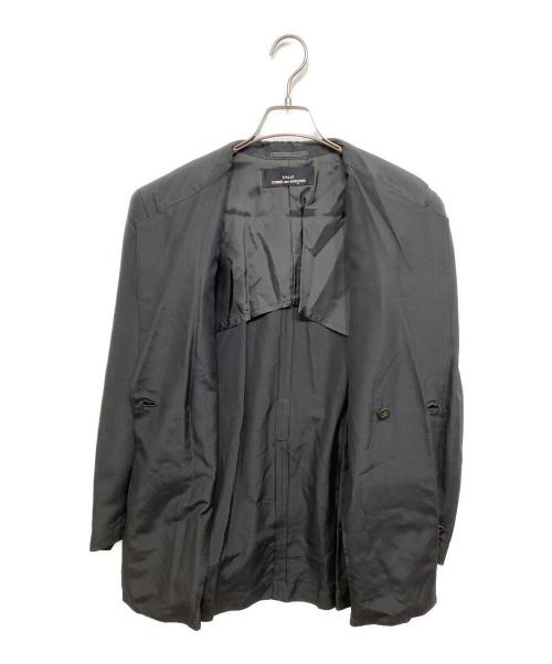 tricot COMME des GARCONS（トリココムデギャルソン）tricot COMME des GARCONS (トリココムデギャルソン) ベルテッドテーラードジャケット ブラック サイズ:表記無しの古着・服飾アイテム
