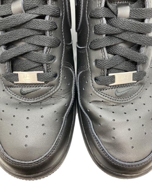 NIKE（ナイキ）NIKE (ナイキ) Supreme (シュプリーム) AIR FORCE 1 LOW SP ”Black” ブラック サイズ:27.5の古着・服飾アイテム