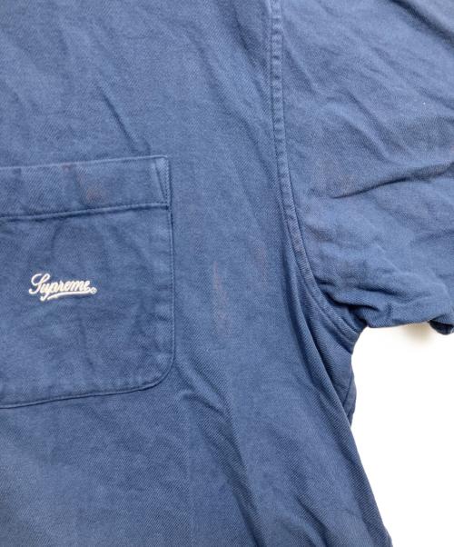 SUPREME（シュプリーム）Supreme (シュプリーム) Flannel Shirt ブルー(Dark Slate) サイズ:Lの古着・服飾アイテム