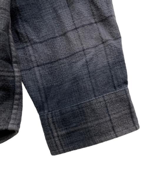 SUPREME（シュプリーム）Supreme (シュプリーム) Shadow Plaid Flannel Shirt グレー×ブラック サイズ:Lの古着・服飾アイテム