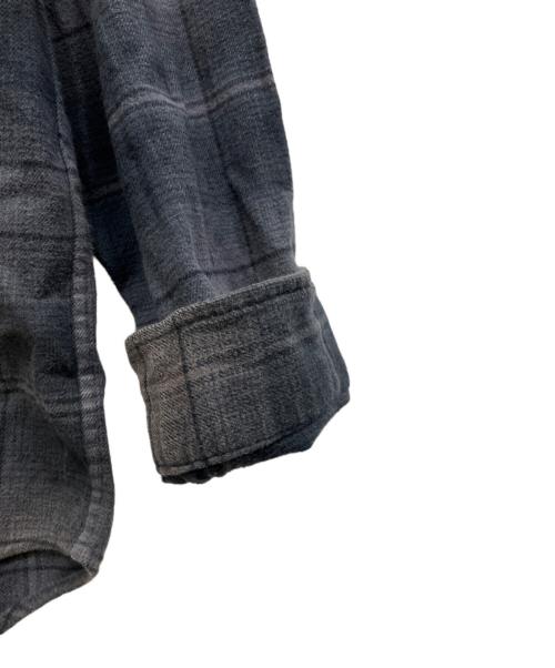 SUPREME（シュプリーム）Supreme (シュプリーム) Shadow Plaid Flannel Shirt グレー×ブラック サイズ:Lの古着・服飾アイテム