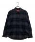 Supreme（シュプリーム）の古着「Shadow Plaid Flannel Shirt」｜グレー×ブラック