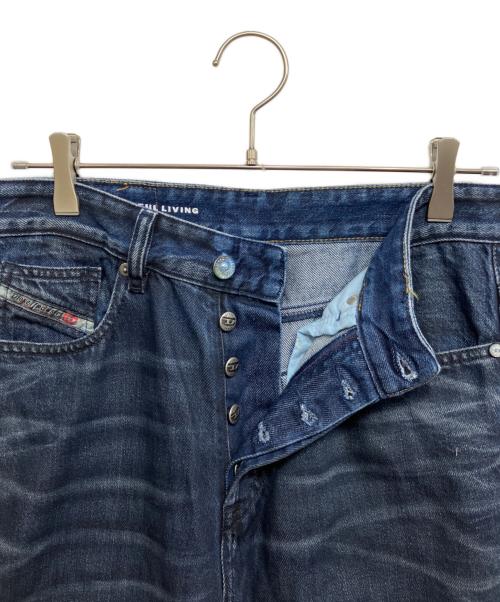 DIESEL（ディーゼル）DIESEL (ディーゼル) D-RISE ワイド バギーフィットデニムパンツ インディゴ サイズ:W26の古着・服飾アイテム