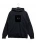 Y-3（ワイスリー）の古着「SQUARE LOGO HOODIE」｜ブラック