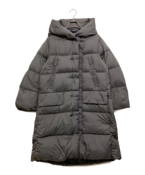 +J（プラスジェイ）+J (プラスジェイ) ダウンロングコート ブラウン サイズ:Sの古着・服飾アイテム