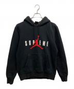 SUPREME×JORDANシュプリーム×ジョーダン）の古着「Jordan Hooded Sweatshirt」｜ブラック