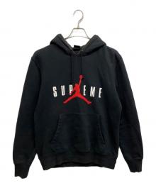 SUPREME×JORDAN（シュプリーム×ジョーダン）の古着「Jordan Hooded Sweatshirt」｜ブラック