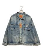 LEVI'S×NIKEリーバイス×ナイキ）の古着「Denim Trukcer Jacket」｜インディゴ