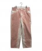 stussyステューシー）の古着「SPRAY DYE BIG OL' JEAN」｜ピンク