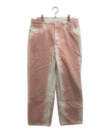 stussy（ステューシー）の古着「SPRAY DYE BIG OL' JEAN」｜ピンク