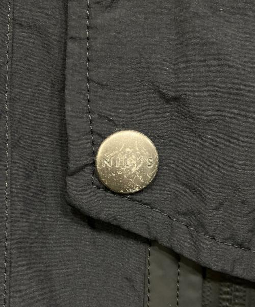 NILoS（ニルズ）NILoS (ニルズ) ナイロンフーデッドジャケット ブラック サイズ:2の古着・服飾アイテム