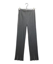 PLEATS PLEASE（プリーツプリーズ）の古着「プリーツパンツ」｜グレー