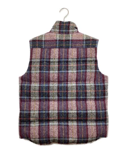 Harris Tweed（ハリスツイード）Harris Tweed (ハリスツイード) JOURNAL STANDARD (ジャーナルスタンダード) ダウンベスト ネイビー サイズ:Lの古着・服飾アイテム