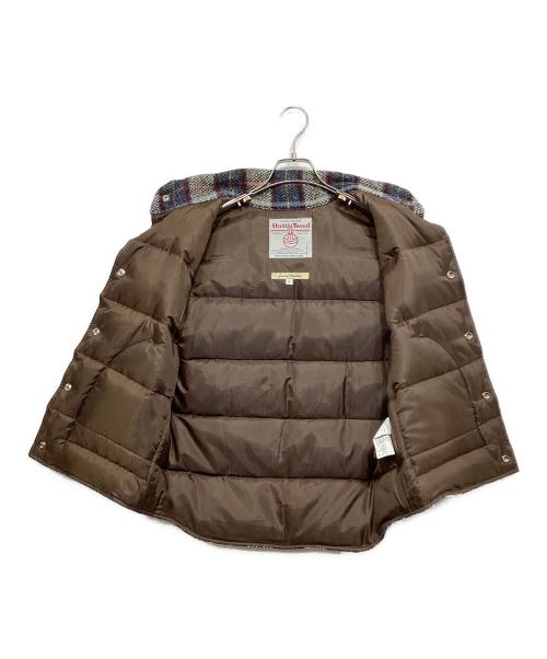 Harris Tweed（ハリスツイード）Harris Tweed (ハリスツイード) JOURNAL STANDARD (ジャーナルスタンダード) ダウンベスト ネイビー サイズ:Lの古着・服飾アイテム