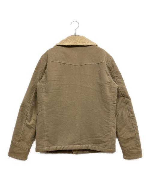 NUMBER (N)INE（ナンバーナイン）NUMBER (N)INE (ナンバーナイン) オルテガ柄 裏ボアジャケット ベージュ サイズ:3の古着・服飾アイテム