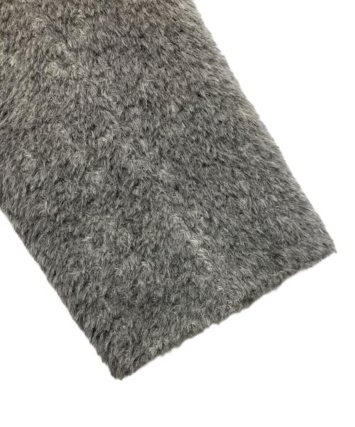 Max Mara Studio（マックスマーラ ストゥディオ）Max Mara Studio (マックスマーラ ストゥディオ) ダブルブレストシャギーコート グレー サイズ:42の古着・服飾アイテム