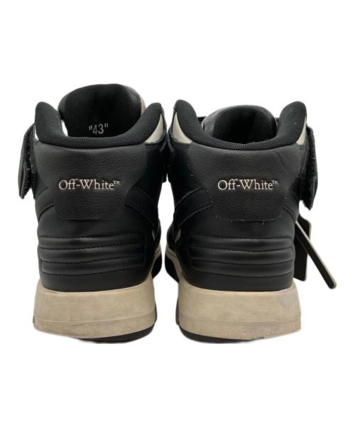 OFFWHITE（オフホワイト）OFFWHITE (オフホワイト) Out Of Office Mid Top Leather Sneaker ホワイト×ブラック サイズ:43の古着・服飾アイテム