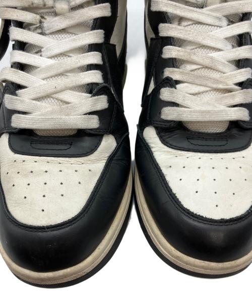 OFFWHITE（オフホワイト）OFFWHITE (オフホワイト) Out Of Office Mid Top Leather Sneaker ホワイト×ブラック サイズ:43の古着・服飾アイテム