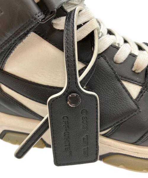 OFFWHITE（オフホワイト）OFFWHITE (オフホワイト) Out Of Office Mid Top Leather Sneaker ホワイト×ブラック サイズ:43の古着・服飾アイテム