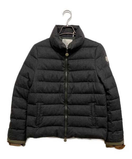 MONCLER（モンクレール）MONCLER (モンクレール) sacai (サカイ) SEORI 袖フリル ダウンジャケット グレー サイズ:2の古着・服飾アイテム