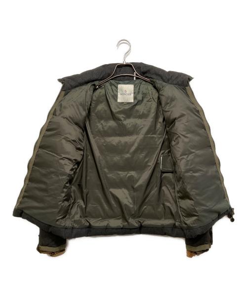 MONCLER（モンクレール）MONCLER (モンクレール) sacai (サカイ) SEORI 袖フリル ダウンジャケット グレー サイズ:2の古着・服飾アイテム