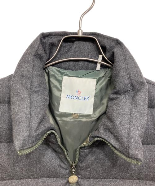 MONCLER（モンクレール）MONCLER (モンクレール) sacai (サカイ) SEORI 袖フリル ダウンジャケット グレー サイズ:2の古着・服飾アイテム