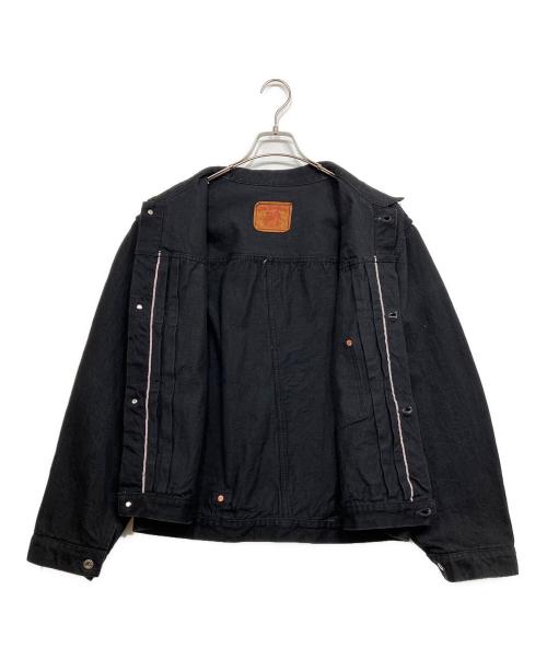 TCB jeans（ティーシービー ジーンズ）TCB jeans (ティーシービー ジーンズ) S40's 大戦モデルデニムジャケット ブラック サイズ:48の古着・服飾アイテム