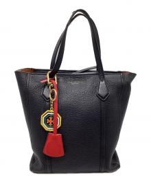 TORY BURCH（トリーバーチ）の古着「ペリートートバッグ　10005634」｜ブラック