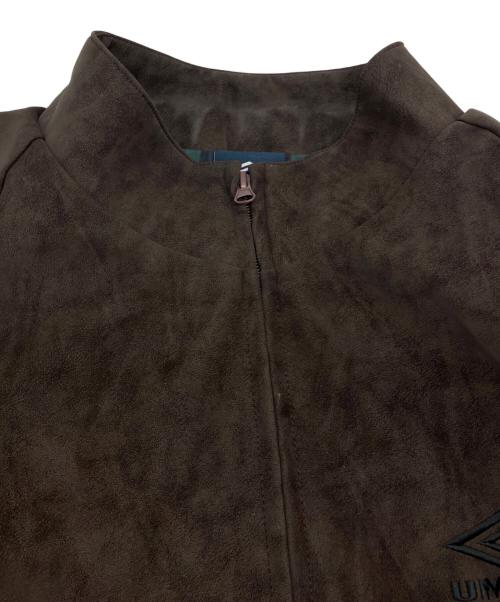 UMBRO（アンブロ）UMBRO (アンブロ) FREAK'S STORE (フリークスストア) SP Brushed Stand Collar Blouson　1059394400020 ブラウン サイズ:L 未使用品の古着・服飾アイテム