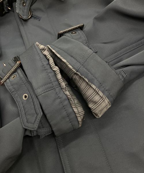 BURBERRY BLACK LABEL（バーバリーブラックレーベル）BURBERRY BLACK LABEL (バーバリーブラックレーベル) 裏ノバチェックステンカラーコート ネイビー サイズ:Mの古着・服飾アイテム