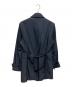 BURBERRY BLACK LABEL (バーバリーブラックレーベル) 裏ノバチェックステンカラーコート ネイビー サイズ:M：10000円