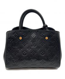 LOUIS VUITTON（ルイ ヴィトン）の古着「モンテーニュBB 2WAYバッグ　	モノグラム　M41053」｜ブラック