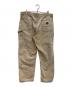 CarHartt (カーハート) ダブルニーパンツ  ブラウン サイズ:38：17000円